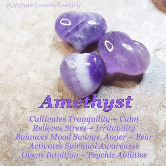 Amethyst Heart + Quartz Collection #4 - Tranquility, Focus & Stress Relief - Picture 8 of 10